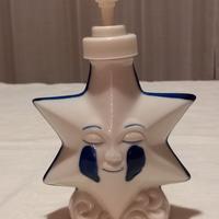 Dispenser di sapone in ceramica "Pierrot" vintage