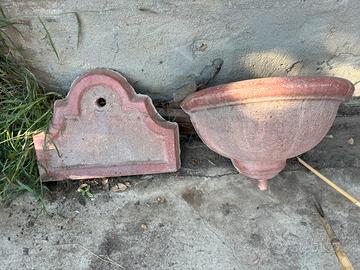 Lavandino in cotto