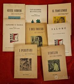 8 libretti d'opera anni 80