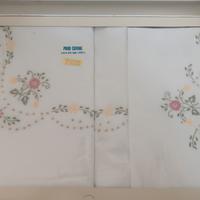 Lenzuola matrimoniali cotone con ricamo a mano