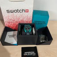 SwatchXOmega Moonswatch Polar Lights