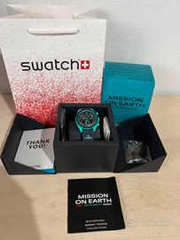 SwatchXOmega Moonswatch Polar Lights