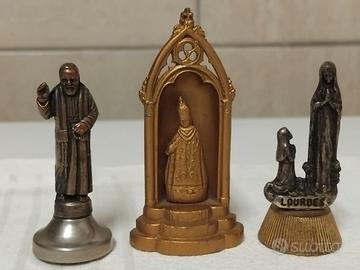 VECCHIE IMMAGINI SACRE PADRE PIO LOURDES S.GENNARO