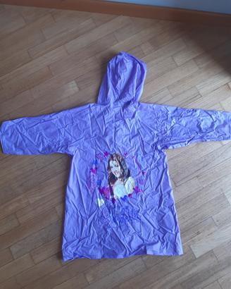 Impermeabile mantellina pvc violetta viola rosa 8