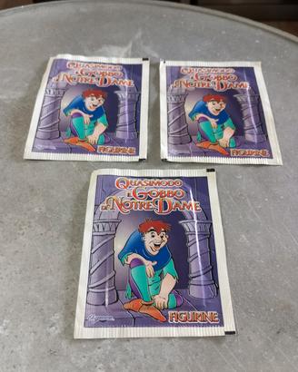 3 bustine "Quasimodo il Gobbo di Notre Dame"