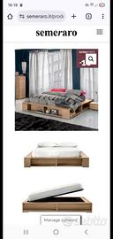 letto matrimoniale contenitore 