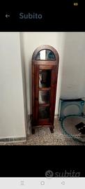 vetrinetta in legno pregiato