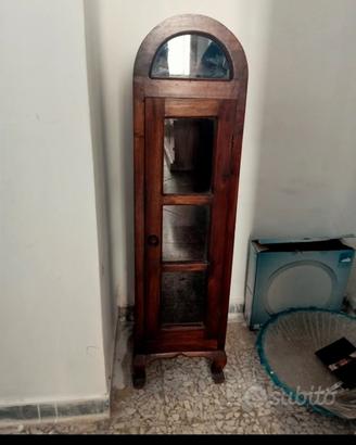 vetrinetta in legno pregiato