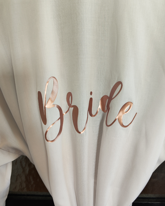 Vestaglia da Sposa e Damigella NUOVE