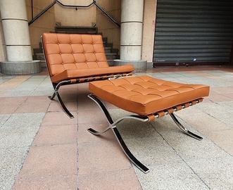 KNOLL Studio BARCELLONA Mai Usata in pelle