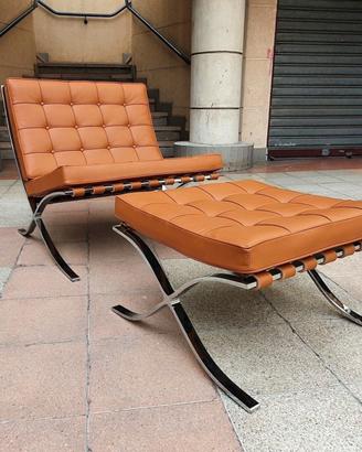 KNOLL Studio BARCELLONA Mai Usata in pelle