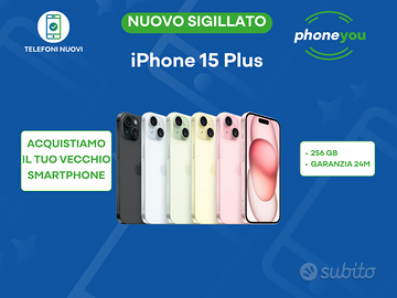 iPhone 15 Plus 256GB NUOVO SIGILLATO