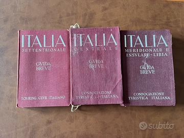 Guida Breve d’Italia , 3 voll, vintage