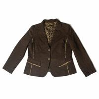 Blazer Giacca vintage Donna Leopardata