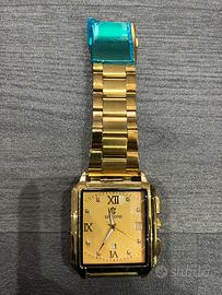 Orologio uomo dorato