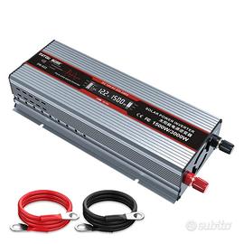 INVERTER POTENZA 1000W 2200Wp ONDA SINUSOIDALE PUR