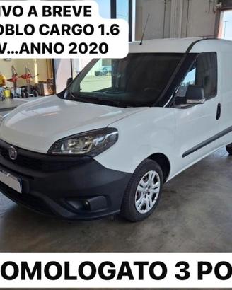 FIAT DOBLO CARGO 1.6 MJ 105 CV. E6 3 POSTI PERFETT