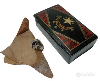 GUERRA ALGERIA FLN CONTENITORE + ANELLO OFFICIALE