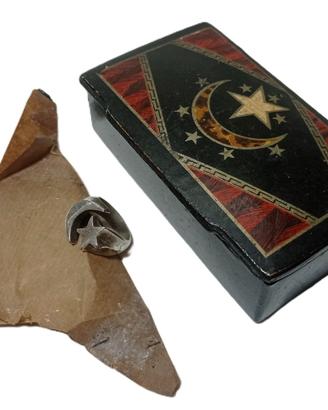 GUERRA ALGERIA FLN CONTENITORE + ANELLO OFFICIALE