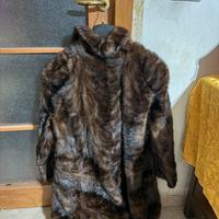 Shearling di pelliccia di visone taglia S/M