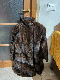 Shearling di pelliccia di visone taglia S/M