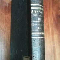 Libro antico del 1847."TheologiaMoralis".A. de Lig