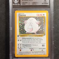 Pokémon - Chansey set base 1st Ed ITA BGS 6 