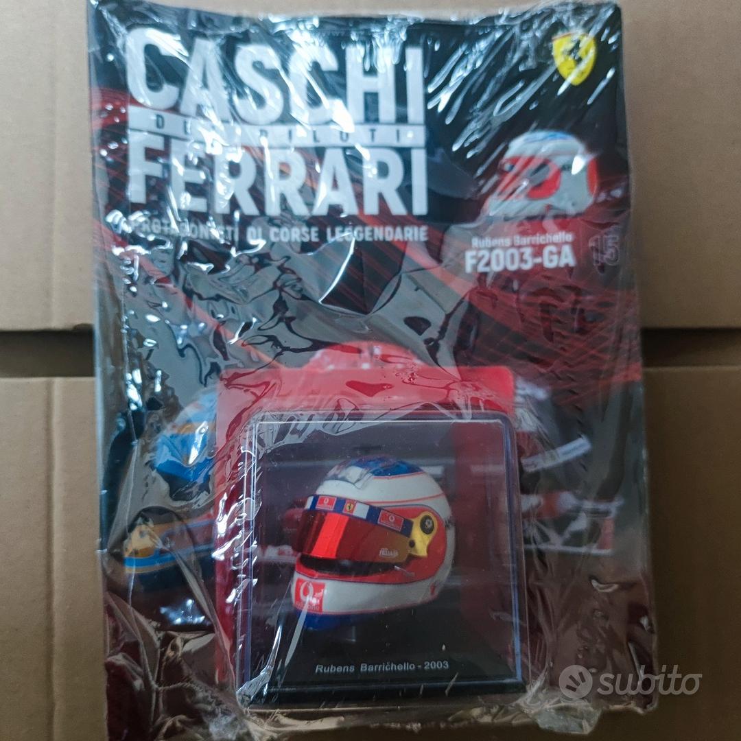 Casque F1 Ferrari Rubens Barrichello 2003 - Échelle 1:5 Edicola, Modèle F2003-GA Neuf