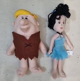 Pupazzi  Barney e Betty- Gli Antenati (The Flintst
