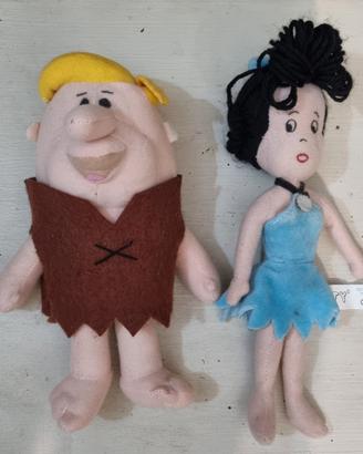 Pupazzi  Barney e Betty- Gli Antenati (The Flintst