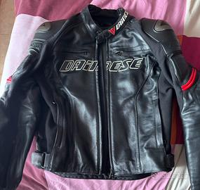 Giubbotto moto in pelle Dainese
