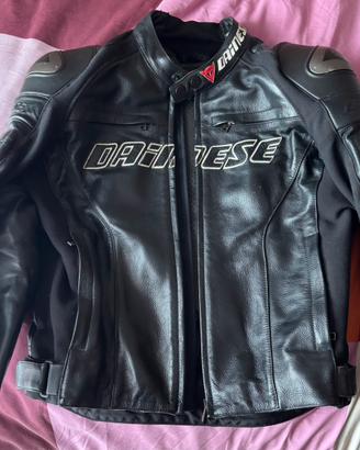 Giubbotto moto in pelle Dainese