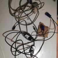 lotto 6: 2 x usb kvm conversion cable , 2 x parall