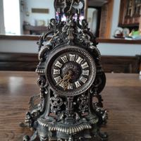 orologio in peltro a corda