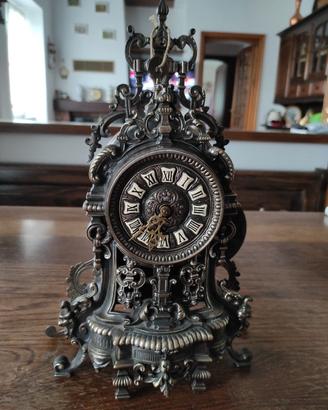 orologio in peltro a corda