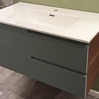 Mobile bagno 90x45 con specchio e led nuovo