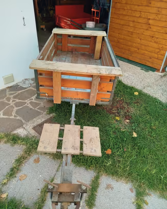 carrello per motocoltivatore 