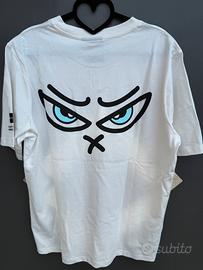 T-shirt OUTHERE bianca streewear - NUOVA