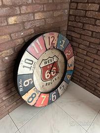 Orologio da parete vintage Route 66