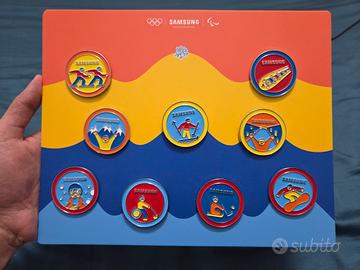 Milano-Cortina 2026: 9 Spille + Collector Board
