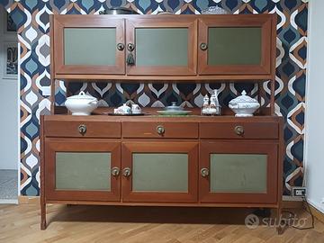 Set pranzo Modernariato Anni 60 Credenza + Tavolo