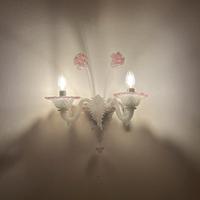 Lampada da muro in vetro di Murano  (2 pezzi)
