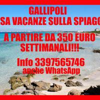 Gallipoli economico appartamento sulla spiaggia