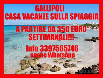 Gallipoli economico appartamento sulla spiaggia