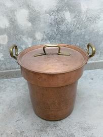 Pentolone in rame antico