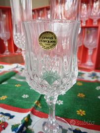 Servizio bicchieri in cristallo