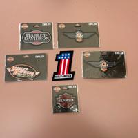 6 toppe patch emblema harley davidson
