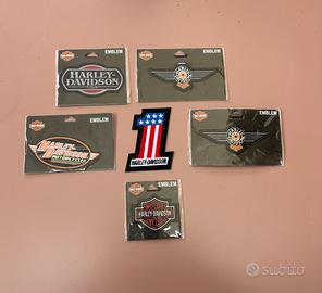 6 toppe patch emblema harley davidson