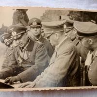 Fotografia epoca nazista Hitler con Himmler e Jodl