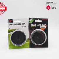 TAPPI CANON KIT CORPO+OTTICA - BODY CAP + LENS CAP